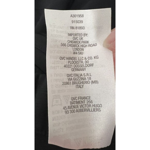 H By Halston Women Black Dress Pants 16 Machine Wash Career Work Dressy - Picture 8 of 8